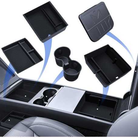 Set de 5 Accessoires Tesla Model 3 2024-2025