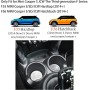 Mini F55 F56 – 3-Piece Car Cup Holder Coasters