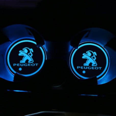 Support Gobelet et Dessous de Verre pour Peugeot