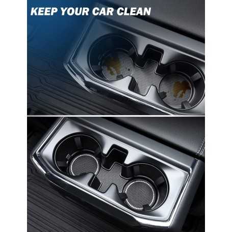 JOYTUTUS Lot de 2 Porte-Gobelets Universels pour Voiture – Anti-Dérapant