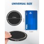 JOYTUTUS 2-Pack Universal Car Cup Holder Coasters
