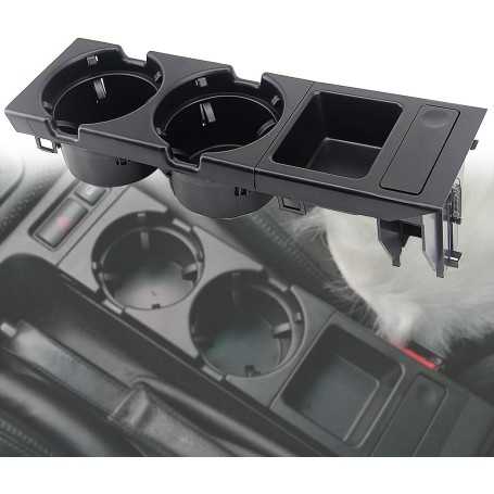 Geloo – Porte-Gobelet & Organisateur de Console Centrale pour BMW E46 (1998–2005)