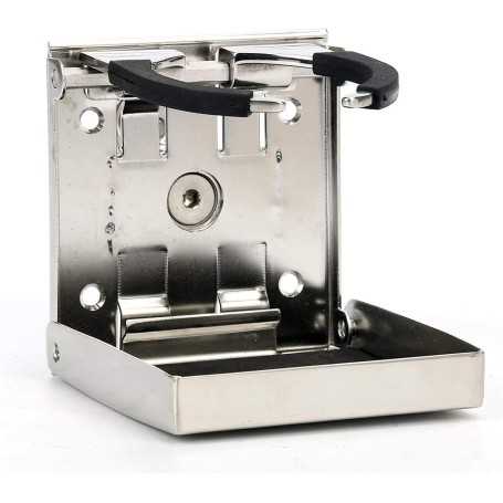 FreeTec – Set of 4 Foldable Adjustable Stainless Steel Cup Holders