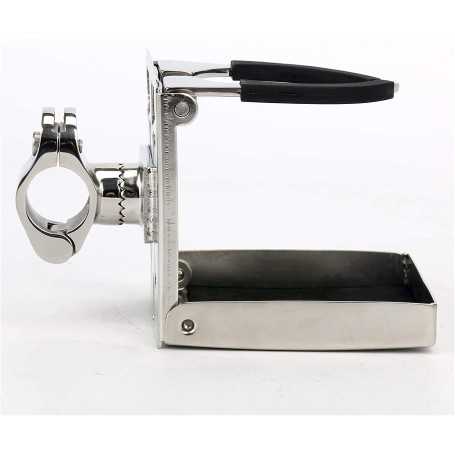 FreeTec – Lot de 4 Porte-Gobelets Pliables Réglables en Acier Inoxydable