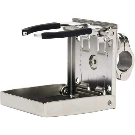 FreeTec – Set of 4 Foldable Adjustable Stainless Steel Cup Holders