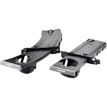 Set of 2 Retractable Cup Holders for BMW E90 E91 E92 E93 – Left & Right – Grey