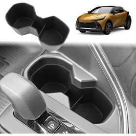 GAFAT Cup Holder Protector for Toyota C-HR 2024-2027 | Soft TPE, Anti-Slip, OEM Fit, Central Console Accessory