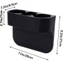 Universal Car Cup Holder – Dual Multi-Functional Drink and Accessory Holder
