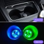Set of 2 LED Car Cup Holders with USB – 7 Luminous Colors & Ambient Light Modes