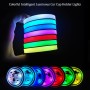 Lot de 2 Porte-Gobelets LED pour Voiture avec USB – 7 Couleurs Luminescentes et Effets Ambiance