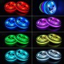 Lot de 2 Porte-Gobelets LED pour Voiture avec USB – 7 Couleurs Luminescentes et Effets Ambiance