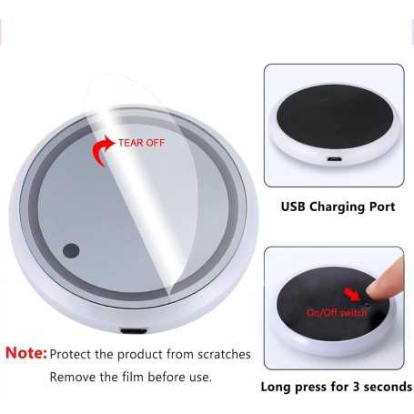 ✨ LED Cup Holder – 7-Color Illuminated Car Coaster (USB Rechargeable)