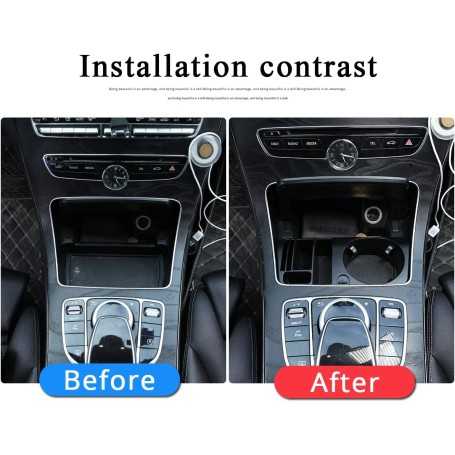 Organiseur de Console Centrale METYOUCAR pour Mercedes Benz Classe E / GLC / Classe C