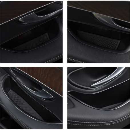YEE PIN Door Pocket Organizer for Mercedes C-Class W205 (2015–2021) / GLC X253 (2016–2022)