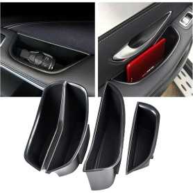 YEE PIN Door Pocket Organizer for Mercedes C-Class W205 (2015–2021) / GLC X253 (2016–2022)