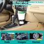 Car Cup Holder for BMW 3 Series E90-E93 (2005-2012) – Black, Carbon Steel, ABS Plastic, EVA