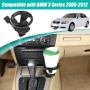 Car Cup Holder for BMW 3 Series E90-E93 (2005-2012) – Black, Carbon Steel, ABS Plastic, EVA
