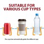 Set of 2 Universal Car Cup Holders – Adhesive Bottle & Cup Holders for Vehicle Interiors