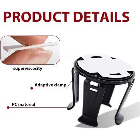 Set of 2 Universal Car Cup Holders – Adhesive Bottle & Cup Holders for Vehicle Interiors