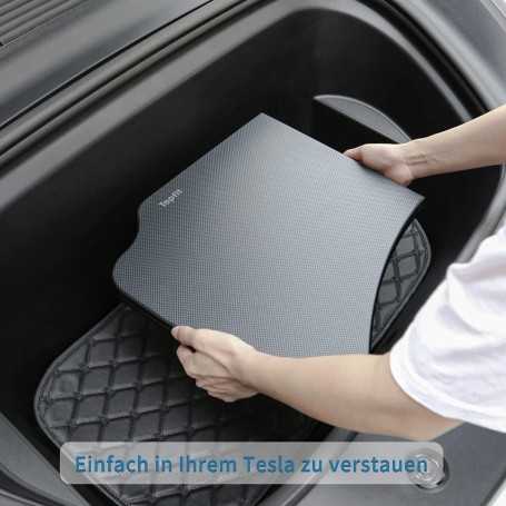 BMZX Bureau à Volant pour Tesla Model 3 / Model Y – Table de Voiture Portable avec Porte-Boisson