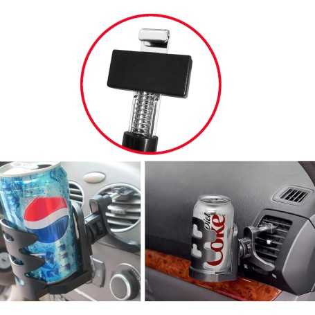 Universal Removable Car Cup Holder – Adjustable Air Vent Drink Holder for Bottles