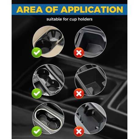 Flaconi Porte-gobelet et Support Téléphone 2-en-1 pour Voiture