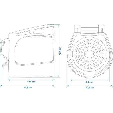 ProPlus 761482V01 – Universal Black Cup Holder for RV, Car, and Home