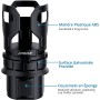 AUTOUTLET Adjustable Car Cup Holder – Bottle Holder with Adjustable Base & Elastic Grip Clamp