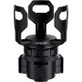 AUTOUTLET Porte-Gobelet Voiture Réglable – Support de Bouteille avec Base Ajustable & Pince Élastique