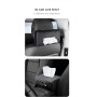 Universal Car Tissue Box – PU Leather Case with Elastic Strap for Sun Visor, Headrest, or Armrest