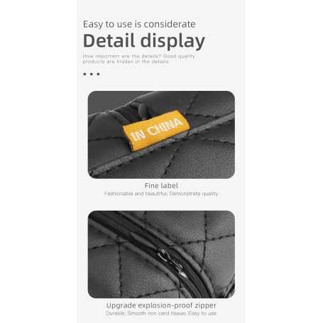 Universal Car Tissue Box – PU Leather Case with Elastic Strap for Sun Visor, Headrest, or Armrest