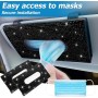 JNNJ Sun Visor Car Tissue Box – Bling Bling Car Tissue Holder with Sparkling Crystals