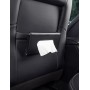 FGXY Car Sun Visor Tissue Box – PU Leather Car Tissue Holder Clip for Rear Seat, Sun Visor, and Seatback (Black)