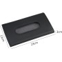 FGXY Car Sun Visor Tissue Box – PU Leather Car Tissue Holder Clip for Rear Seat, Sun Visor, and Seatback (Black)