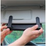 FGXY Car Sun Visor Tissue Box – PU Leather Car Tissue Holder Clip for Rear Seat, Sun Visor, and Seatback (Black)