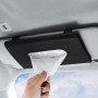 FGXY Car Sun Visor Tissue Box – PU Leather Car Tissue Holder Clip for Rear Seat, Sun Visor, and Seatback (Black)