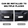 JNNJ Boîte à Mouchoirs pour JNNJ Car Tissue Box – Rectangular PU Leather Tissue Dispenser for Sun Visor, Doors, and Rear Seats