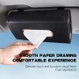 JNNJ Boîte à Mouchoirs pour JNNJ Car Tissue Box – Rectangular PU Leather Tissue Dispenser for Sun Visor, Doors, and Rear Seats