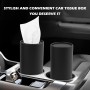 Lot de 4 Porte-Mouchoirs Cylindriques Rétractables pour Voiture