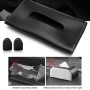 Boîte à Mouchoirs en Cuir PU pour Voiture – Porte-Mouchoirs Suspendu avec Clip pour Pare-Soleil