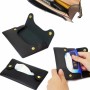 Travel Tissue Pouch in PU Leather – Multifunctional Storage Box for Car, Truck, Home, Bathroom, and Desk