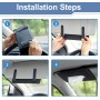 Car Tissue Holder for Sun Visor and Rear Seat