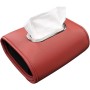 Synthetic Leather Tissue Box and Towel Holder for Car – Universal Car Accessory