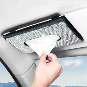 Fashion Crystal Car Tissue Box
