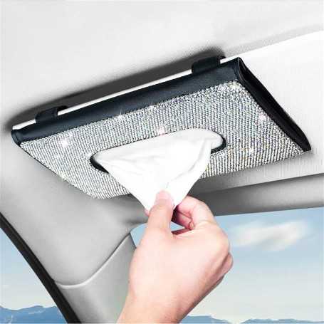 Fashion Crystal Car Tissue Box