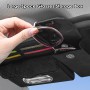 Car Sun Visor Organizer with 6 Zip Pockets