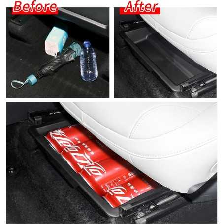 Set of 2 Hidden Under-Seat Storage Boxes for Xpeng G6 2023–2024