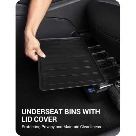 BASENOR – Set of 2 Under-Seat Storage Boxes for Tesla Model Y (Gen 2, 2021–2024)