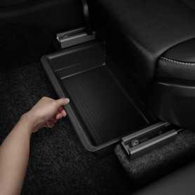 Spigen Under-Seat Storage Box for Tesla Model Y (2021–2022) – Hidden Organizer Carbon Edition
