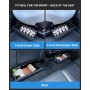 2 Pièces Boîtes de Rangement Sous Siège pour Tesla Model Y 2023-2025